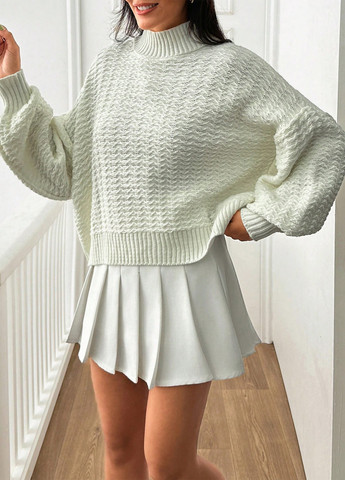 Молочний демісезонний светр SHEIN