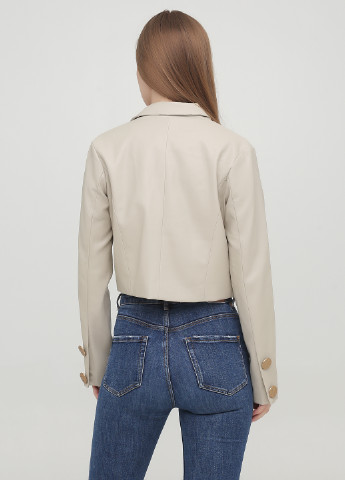 Бежевая демисезонная куртка T&T FASHION