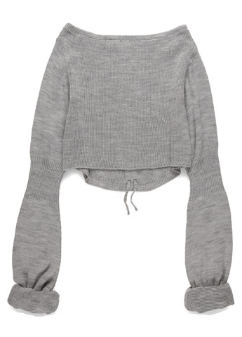 Серый демисезонный свитер PrettyLittleThing