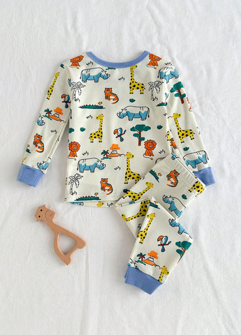 Комбинированная всесезон пижама (лонгслив, брюки) лонгслив + брюки SHEIN