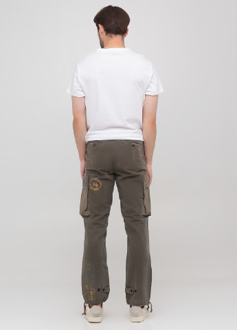 Хаки кэжуал демисезонные карго, прямые брюки Ralph Lauren
