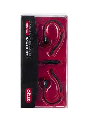 Навушники VS-300 червоний Ergo vs-300 красный (135029102)