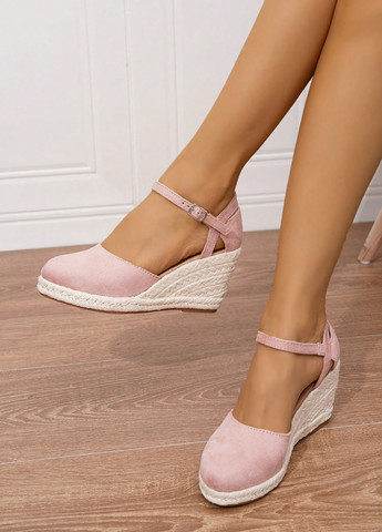 SHEIN Туфли светло-розовый з искусственная замша, китай — лето (323262167)