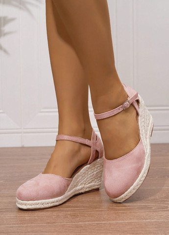 SHEIN Туфли светло-розовый з искусственная замша, китай — лето (323262167)