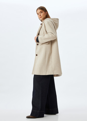 Бежевое демисезонное Пальто KOTON
