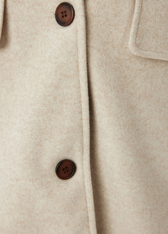 Бежевое демисезонное Пальто KOTON