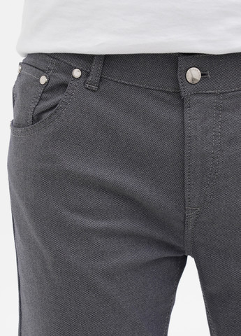 Темно-серые кэжуал демисезонные прямые брюки Lagrand