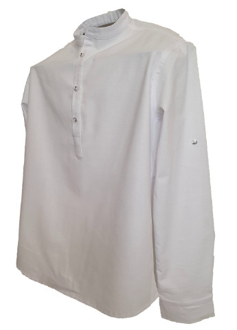 Белая кэжуал рубашка No Brand