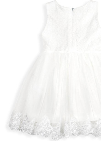 Серое платье кружевное (10865-110g-cream) Breeze (205773134)