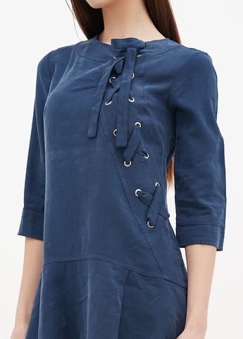 Морської хвилі кежуал сукня кльош Sassofono однотонна