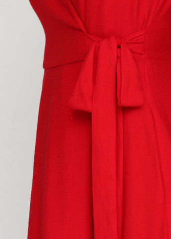 Червона коктейльна сукня Effetto однотонна