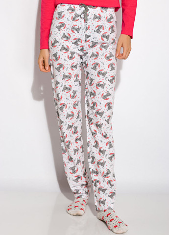 Малинова всесезон пижама (лонгслив, брюки) лонгслив + брюки Time of Style