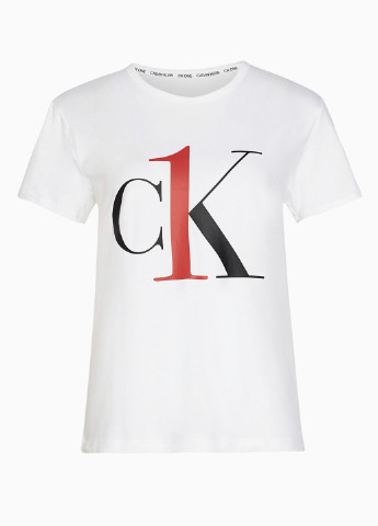 Белая всесезон футболка Calvin Klein