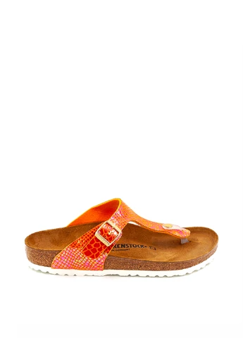 Оранжевые кэжуал вьетнамки Birkenstock