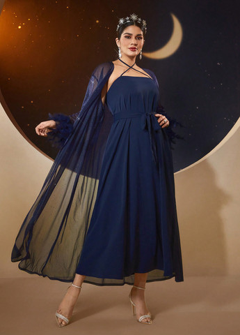 Костюм (накидка, платье) SHEIN (342411790)