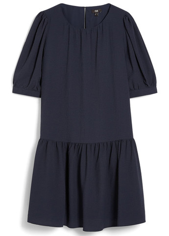 Темно-синее кэжуал платье оверсайз C&A однотонное