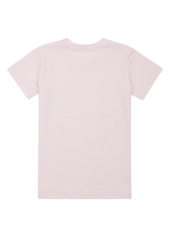 Бледно-розовая летняя футболка Garnamama