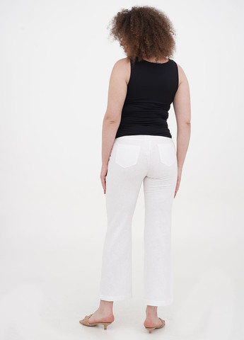 Белые кэжуал летние укороченные брюки Collection L