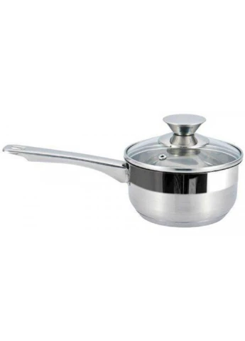 Ківш зі скляною кришкою Solo GT-1203-14 14 см 0.9 л Gusto (253614327)