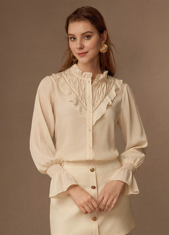 Пудрова блуза SHEIN