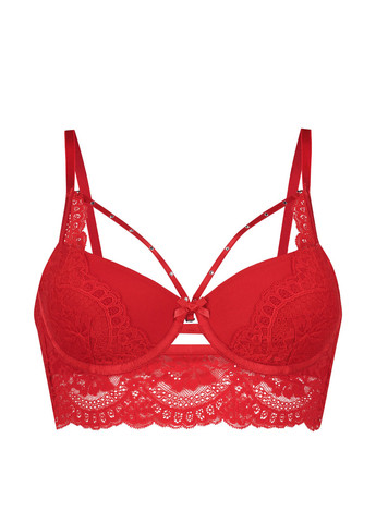 Червоний фашиа бюстгальтер Hunkemoller з кісточками поліамід