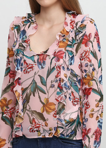Пудровая летняя блуза Rinascimento