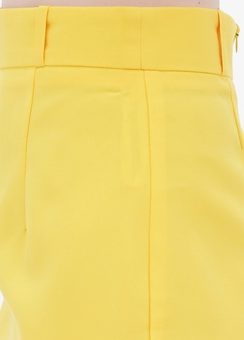 Желтая кэжуал однотонная юбка Rebecca Tatti карандаш