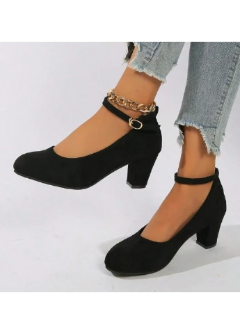 SHEIN Туфли черный з текстиль, китай — демисезон (322849306)