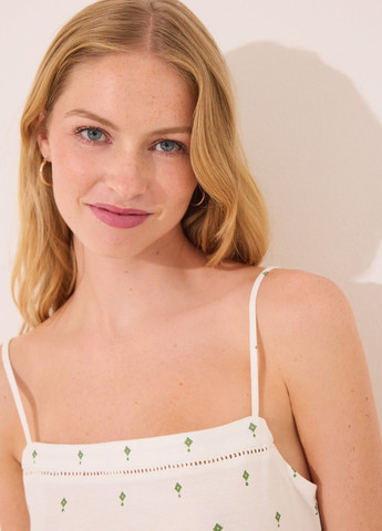 Біла всесезон піжама (майка, шорти) майка + шорти Women'secret