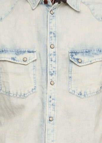 Цветная джинсовая рубашка однотонная Pepe Jeans
