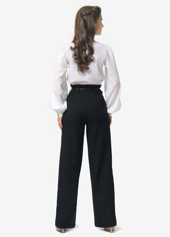 Черно-белые кэжуал демисезонные клеш брюки Agata Webers