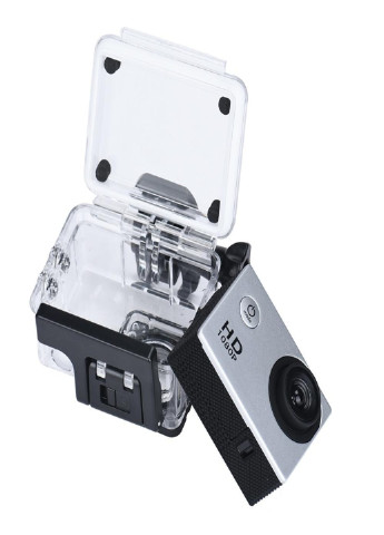 Спортивная экшн камера видеокамера с креплениями SportsFull HD 1080p Серебряная (412362) Francesco Marconi (214077987)
