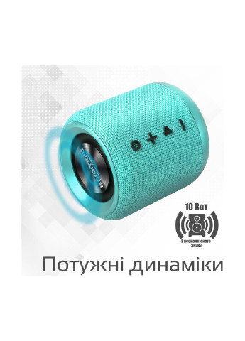 Портативная колонка Turquoise Promate hummer (132824609)