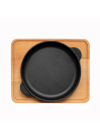 Сковорода чавунна з підставкою 160 х 25 мм Brizoll (255190733)