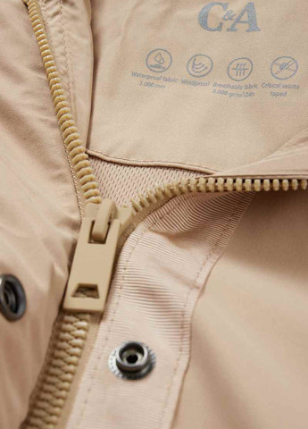 Бежева демісезонна куртка C&A