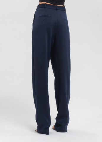 Темно-синие кэжуал демисезонные зауженные брюки BGL