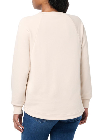 Светло-бежевый свитшот Armani Exchange однотонный аппликация (305838973)