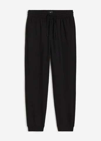Черные спортивные демисезонные джоггеры брюки H&M