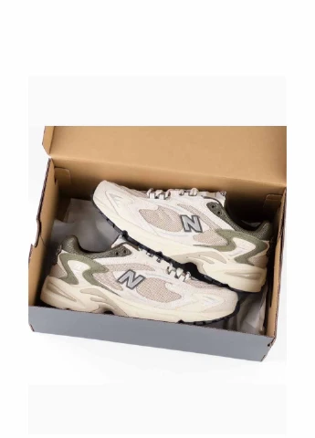Бежевые всесезонные кроссовки ml725cj New Balance 725 White Khaki