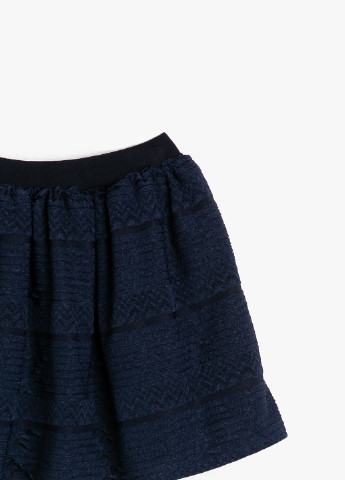 Темно-синяя кэжуал с орнаментом юбка KOTON