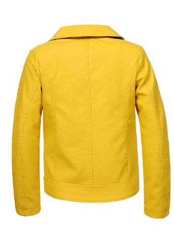 Желтая демисезонная куртка для девочки 1116 158 желтый (2000903877882) Glo-Story