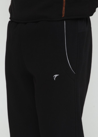 Черные спортивные демисезонные прямые брюки Cosmic