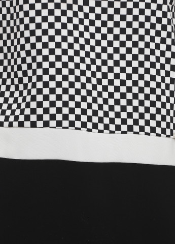 Чорно-білий кежуал сукня Cannella з геометричним візерунком