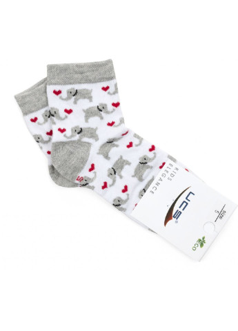 Шкарпетки зі слониками (M0C0101-2116-3B-white) UCS SOCKS (251770847)