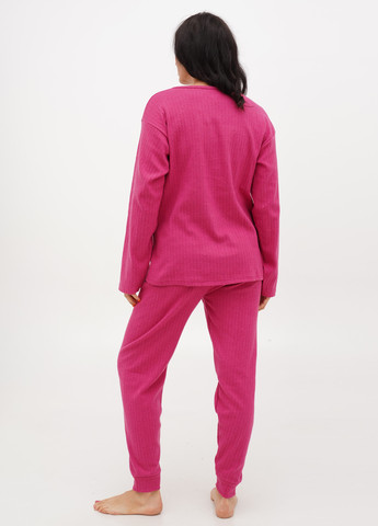 Малиновая всесезон пижама (лонгслив, брюки) лонгслив + брюки Fashion