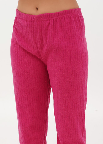Малиновая всесезон пижама (лонгслив, брюки) лонгслив + брюки Fashion