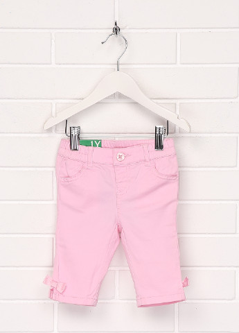 Розовые демисезонные джинсы United Colors of Benetton