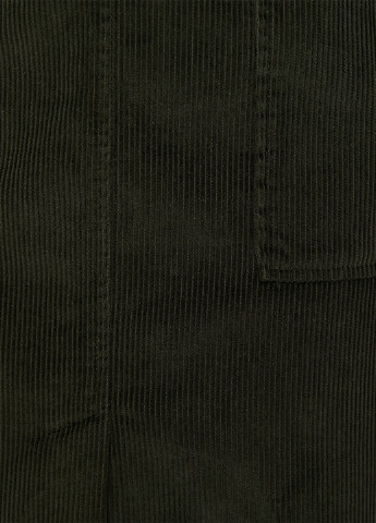 Оливковая (хаки) кэжуал однотонная юбка KOTON