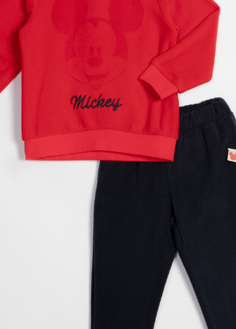 Червоний демісезонний комплект (світшот, брюки) Disney