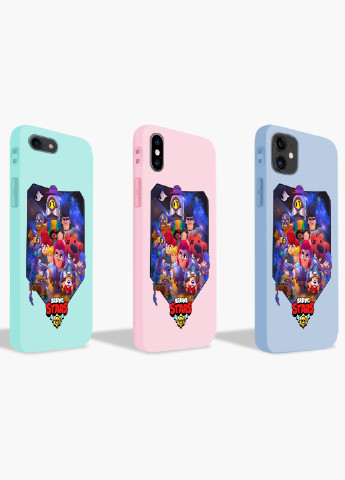 Чехол силиконовый Apple Iphone X Бравл Старс (Brawl Stars) (6129-1003) MobiPrint (219283741)